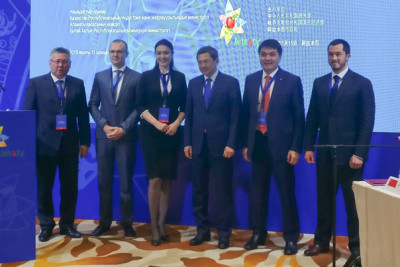 KazakhExport ҚХР-дағы шетелдік өкілі Алматыда өткен іскерлік форумда сөз сөйледі